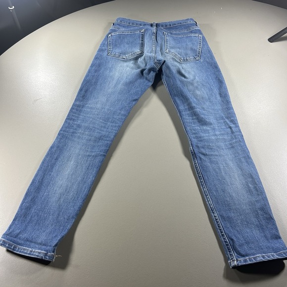 Everlane Mid Rise Straight Women's 27 Regular Jeans Blue‎ Denim - Picture 3 of 9